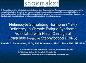 MSH Deficiency in Chronic Fatigue Syndrome Associated with Nasal Carriage of MARCoNS