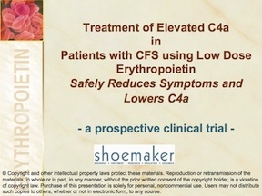 Treatment of Elevated C4a in Patients with CFS using Low Dose Erythropoietin Safely Reduces Symptoms and Lowers C4a