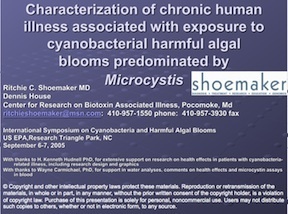 Cyanobacterial Illness - Readily Identifiable Syndrome that is a CIRS